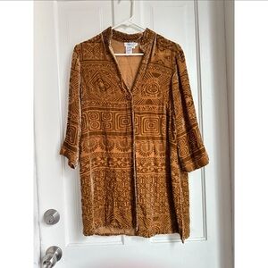 Coldwater Creek velvet cardigan